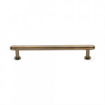 M Marcus Heritage Brass Stepped Design Cabinet Pull with 16mm Rose 160mm Centre to Centre